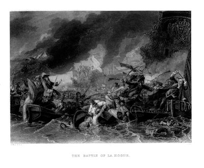 ラ・オーグの戦い、1692、1860 作： J. C. Armytage