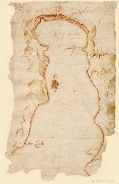 ポルトベロ、1740年頃（紙） 作： J. C. Morris