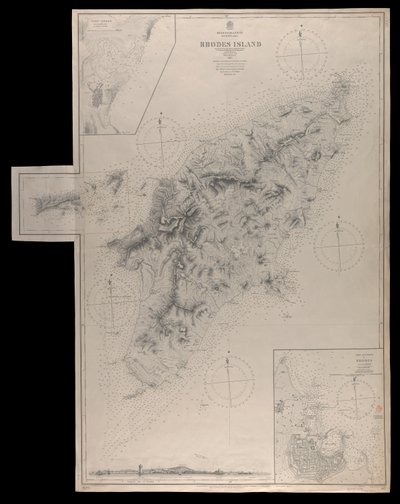 地中海の群島ロードス島を調査...T・グレイブス海軍少佐HMS「ビーコン」の指揮下で（1841年） 作： J. & C. Walker
