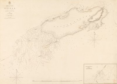 1835年、R.オーウェン司令官によって測量された西インド諸島モスキート海岸ユティラ島 作： J. & C. Walker
