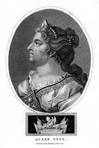 イギリスのアン、1796年。 作： J. Chapman