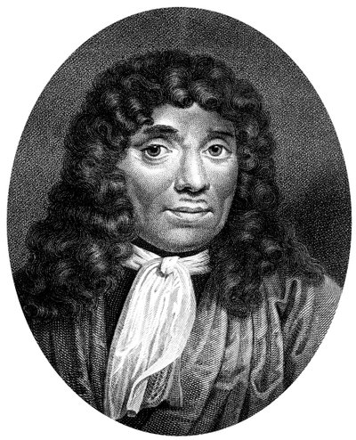 アントニファンレーウェンフック、オランダの顕微鏡のパイオニア、1813年。 作： J. Chapman