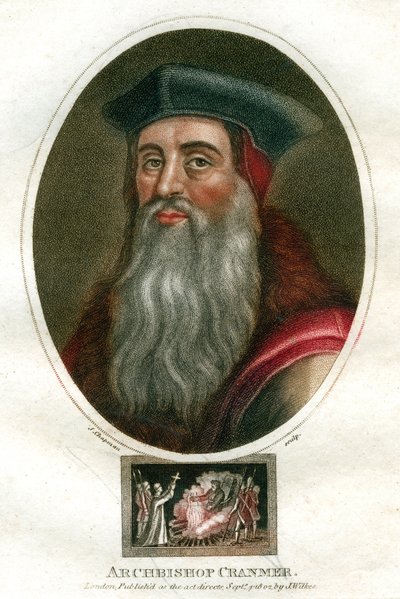 クランマー大司教、1816年。 作： J. Chapman