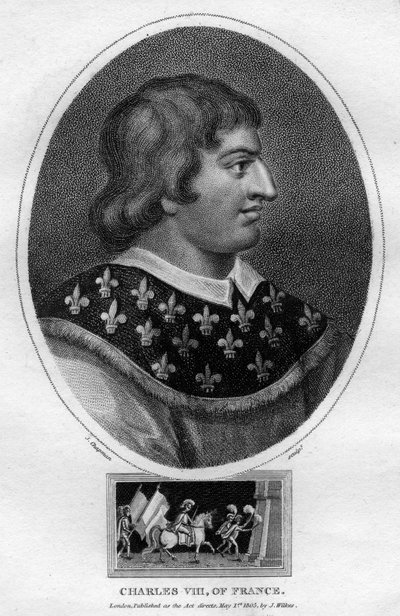 チャールズ8世、フランス国王、1805年。 作： J. Chapman