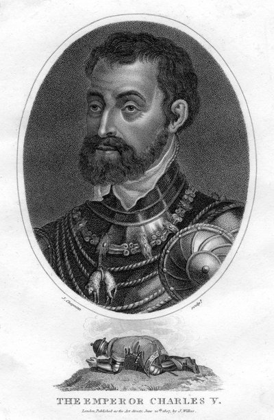 チャールズ5世、神聖ローマ皇帝、1807年。 作： J. Chapman