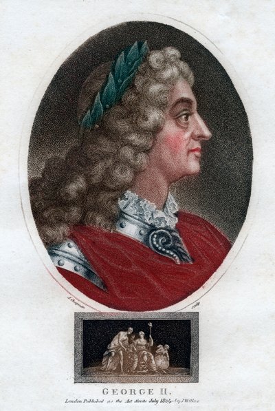 イギリスのジョージ2世、1804年。 作： J. Chapman