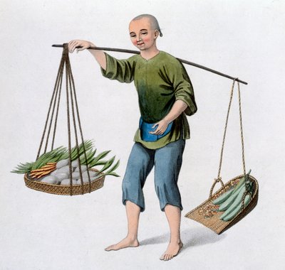 野菜を持った少年（1800 作： J Dadley