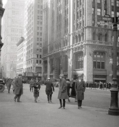 ローワーブロードウェイ、ニューヨーク市、米国、20世紀 作： J. Dearden Holmes