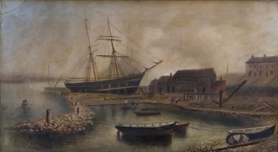ハントリーズ修理場、1888年頃 作： J. Duggan