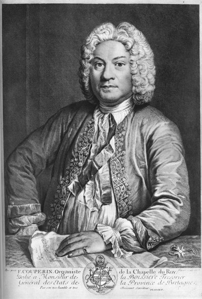 フランソワ・クーペラン（フランス・バロック期の作曲家、オルガン奏者、チェンバロ奏者）1735年 作： J Flippart