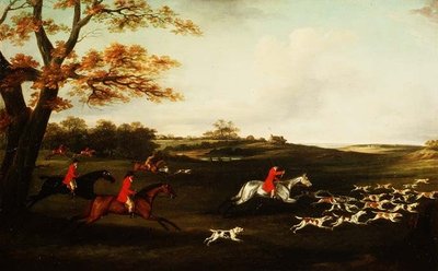 ハンティングシーン 作： J. Francis Sartorius