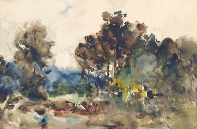 風景スケッチ 作： J. Frank Currier