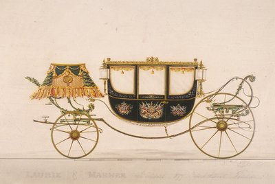 市長ウィリアム・ハンターの市民の馬車（1851年 作： J Gilfoy
