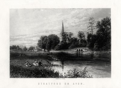 ストラットフォードオンエイボン、イギリス、1883 作： J. Godfrey