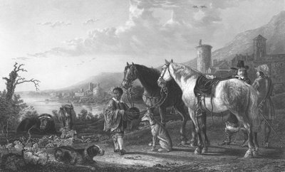 スレーブページ、c1854。 作： J. Godfrey