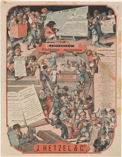 パリの J. Hetzel & Cie のファンド一覧 Etrennes 1878 (オブジェクトのタイトル) 作： J. Géoffroy Dickinson
