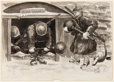 「彼らは戦争がクリスマスまでに終わるだろうと私たちに言った、「私たちはキャリーインするのではなく、フリッツのためにプッデンをキャリーインする」 作： J. Griffiths