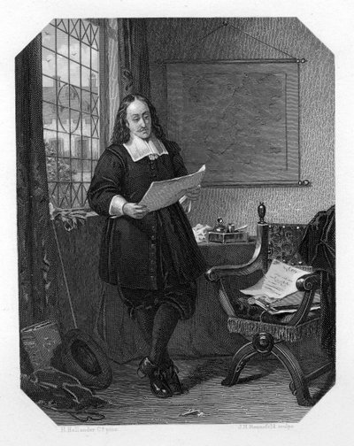 ヨハン・デ・ウィット、オランダの政治家、1654年、c1870。 作： J. H. Rennefeld