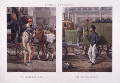 1832年のドライバー」と「1852年のドライバー」。 作： J Harris