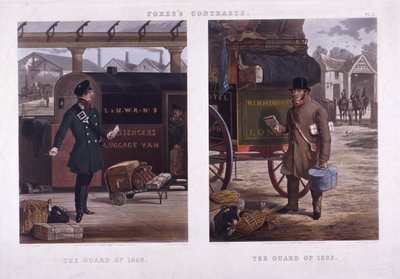 「1852年の衛兵」と「1832年の衛兵、1852年」 作： J Harris