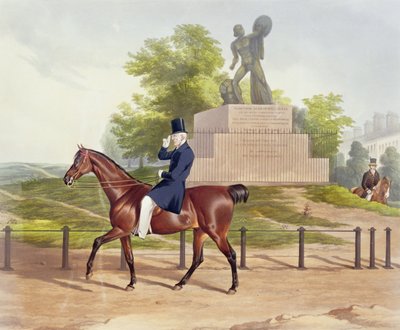 J.ウィルソンによって刻まれたハイドパークの眺め、1852年 作： J. Harrison
