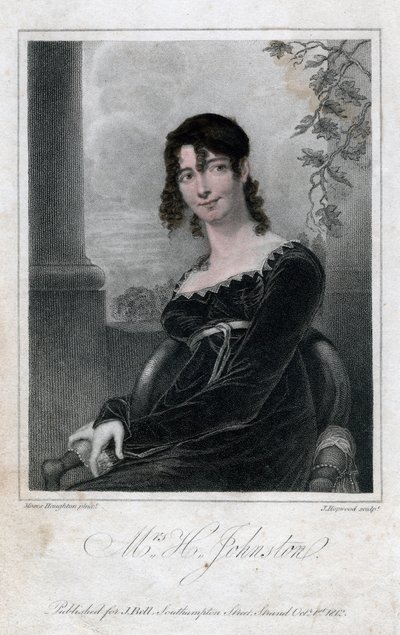 Hジョンストン夫人、1812年。 作： J. Hopwood