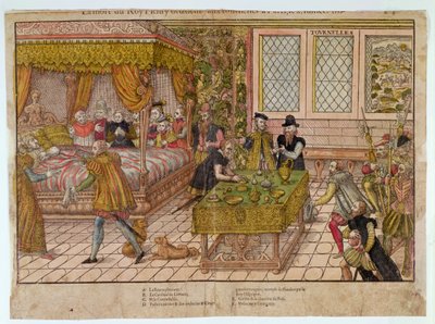 アンリ2世の死（1519-59）1559年7月10日 作： J. J. and Tortorel, J. Perrissin