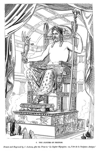 フィディアスの木星、1843 作： J. Jackson