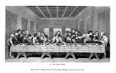 最後の晩餐、1843 作： J. Jackson