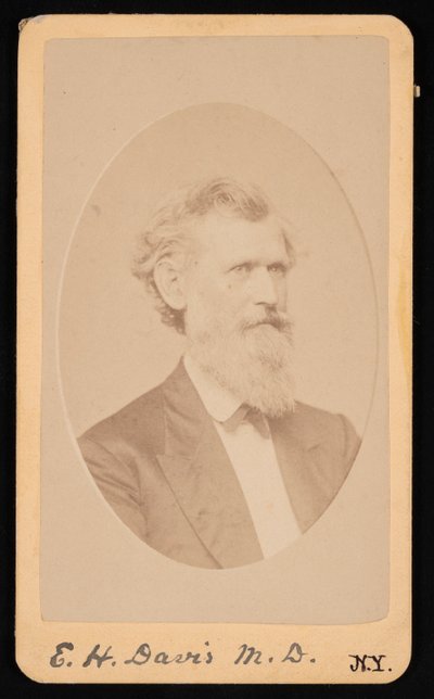 エドウィン・ハミルトン・デイビスの肖像、1811～1888年、1888年以前。 作： J Kraft
