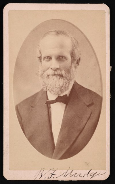 ベンジャミン フランクリン マッジ 1817 ～ 1879 年の肖像、1873 年 7 月。 作： J Lee Knight