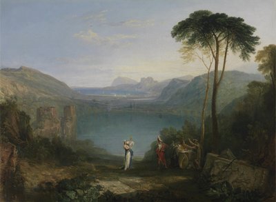 アヴェルヌス湖: アイネイアスとクマのシビル 作： Joseph Mallord William Turner
