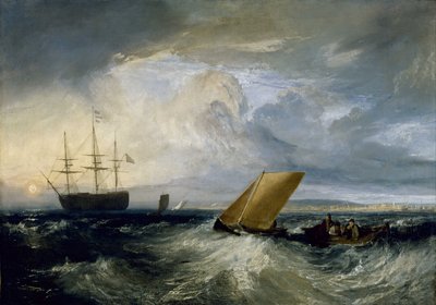 ノレから見える透け感 作： Joseph Mallord William Turner