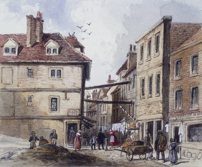 チックレーン、ロンドン、c1840 作： J Maund