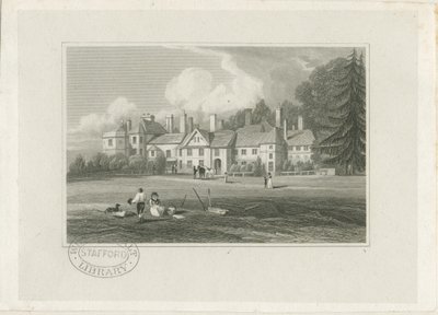 ハグレイホール：彫刻、nd [1780-1847] 作： John Preston Neale