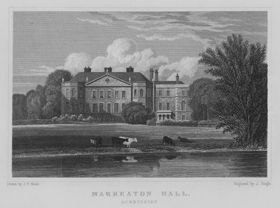 ダービシャー州マルキートンホール（彫刻 作： John Preston Neale