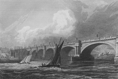 ロンドンのストランド・ブリッジ（彫刻 作： John Preston Neale