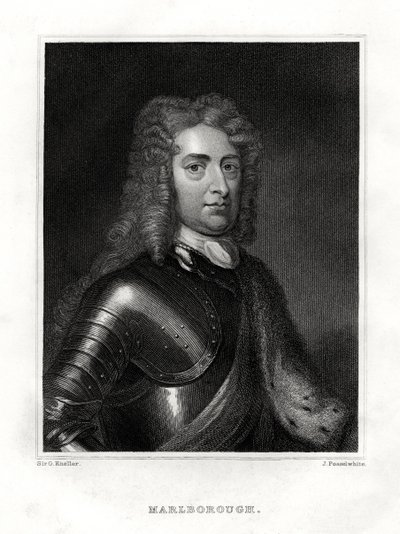 ジョンチャーチル、マールボロ公爵、イギリス兵、1860年 作： J. Posselwhite