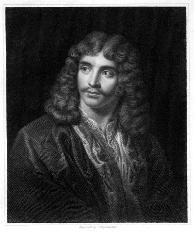モリエール、フランスの演劇作家、監督、俳優、1833年。 作： J. Posselwhite