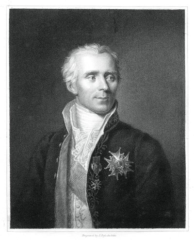 ピエールサイモンラプラス、フランスの数学者で天文学者、1833年。 作： J. Posselwhite