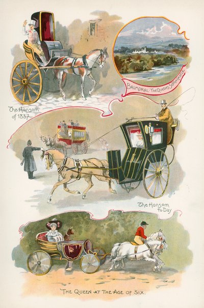 1837年のハンソムと今日のハンソム 作： J. R. Sinclair