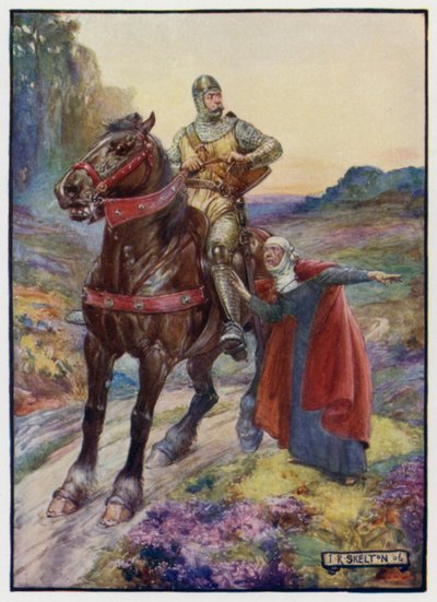 英語が彼の部下を絞首刑にしたというニュースを受け取るウィリアムウォレス 作： J. R. Skelton
