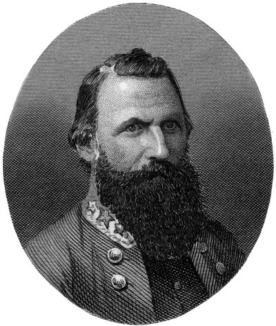 ジェームズユーエルブラウンスチュアート、南軍総督、1862年〜1867年。 作： J. Rogers