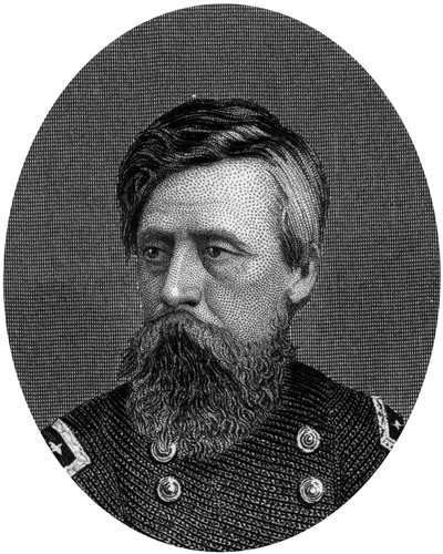 ジェファーソンコロンバスデイビス、北軍総督、1862-1867年。 作： J. Rogers