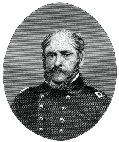 ジョンアンクラムウィンスロー少将、アメリカ合衆国海軍、1862-1867年。 作： J. Rogers