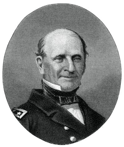 サイラス・ホートン・ストリングハム、1862-1867年のアメリカ海軍の海軍大将。 作： J. Rogers