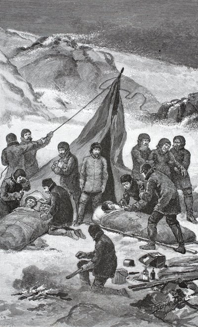 レスキュー、1884年6月23日、パブ。ロンドン1886 作： J. Steeple Davis