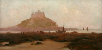 干潮、セントマイケルズマウント 作： J. T. Richardson