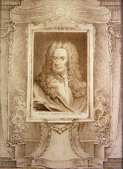 アイザック・ニュートン卿（彫刻） 作： J. T. Wedgewood