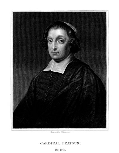 デイビッドビートン枢機卿、セントアンドリュース大司教、1825年。 作： J. Thomson